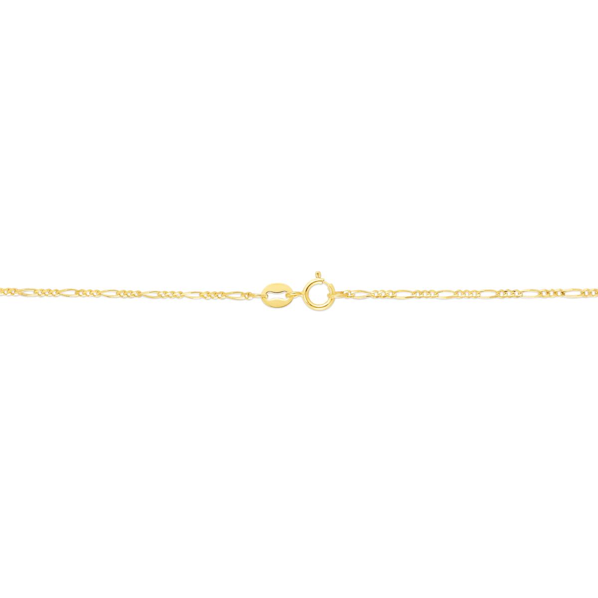 14K Gold 20" Figaro Chain - 23223273 | HSN
