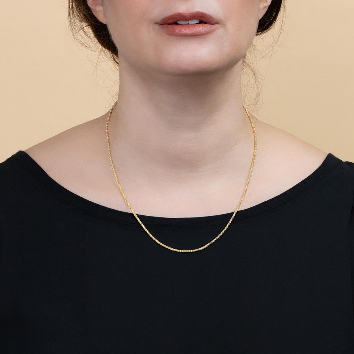 14K Gold 22" Popcorn Chain - 23223263 | HSN