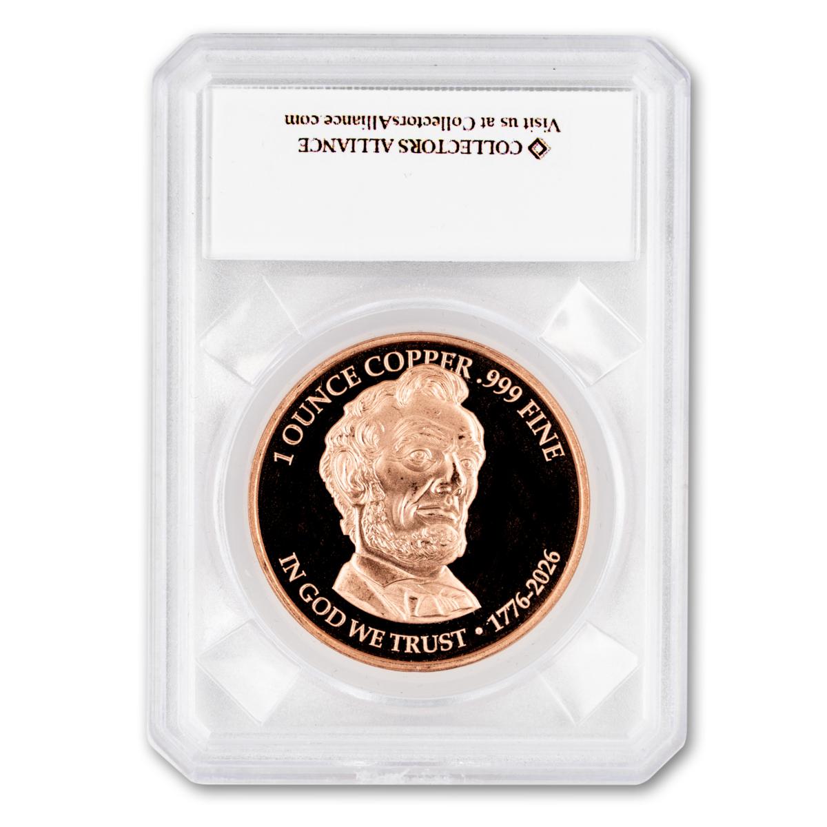 1776-2026 USA 250th Anniversary 1 oz. Copper Set of 5 Coins | HSN