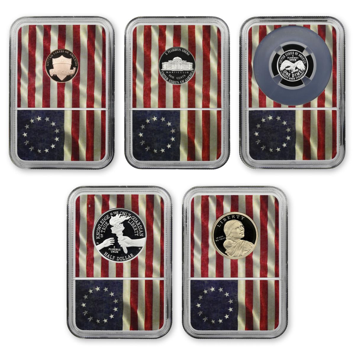2026 PF70 NGC Ultra Cameo Advance Release Silver Proof Set w/Flag