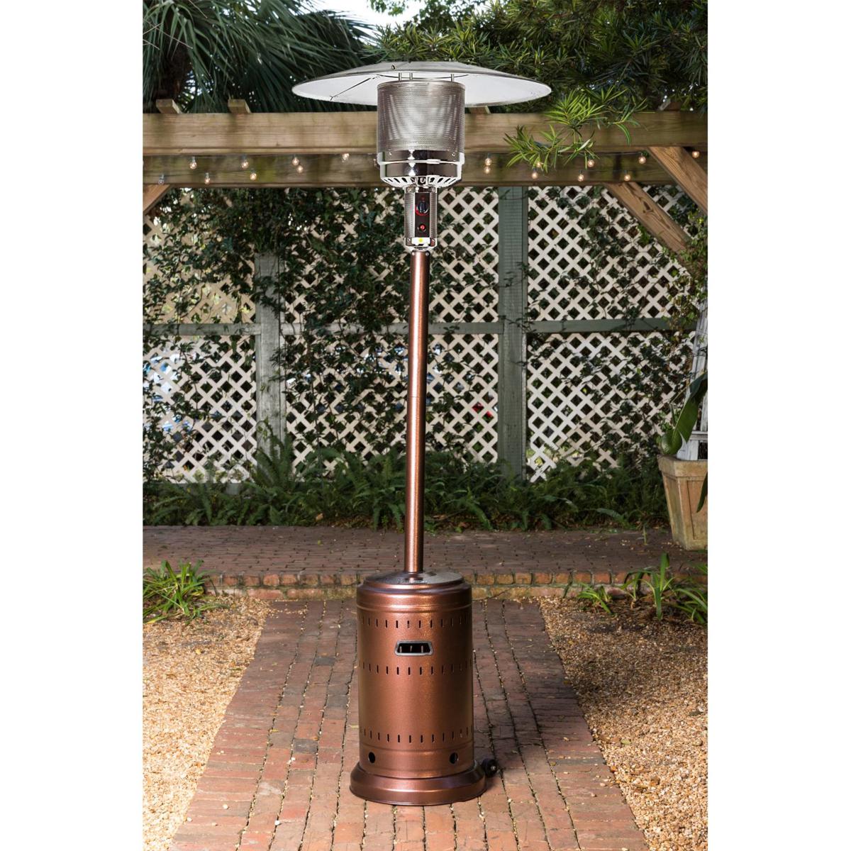 Aged Chestnut Finish Patio Heater 9853137 HSN