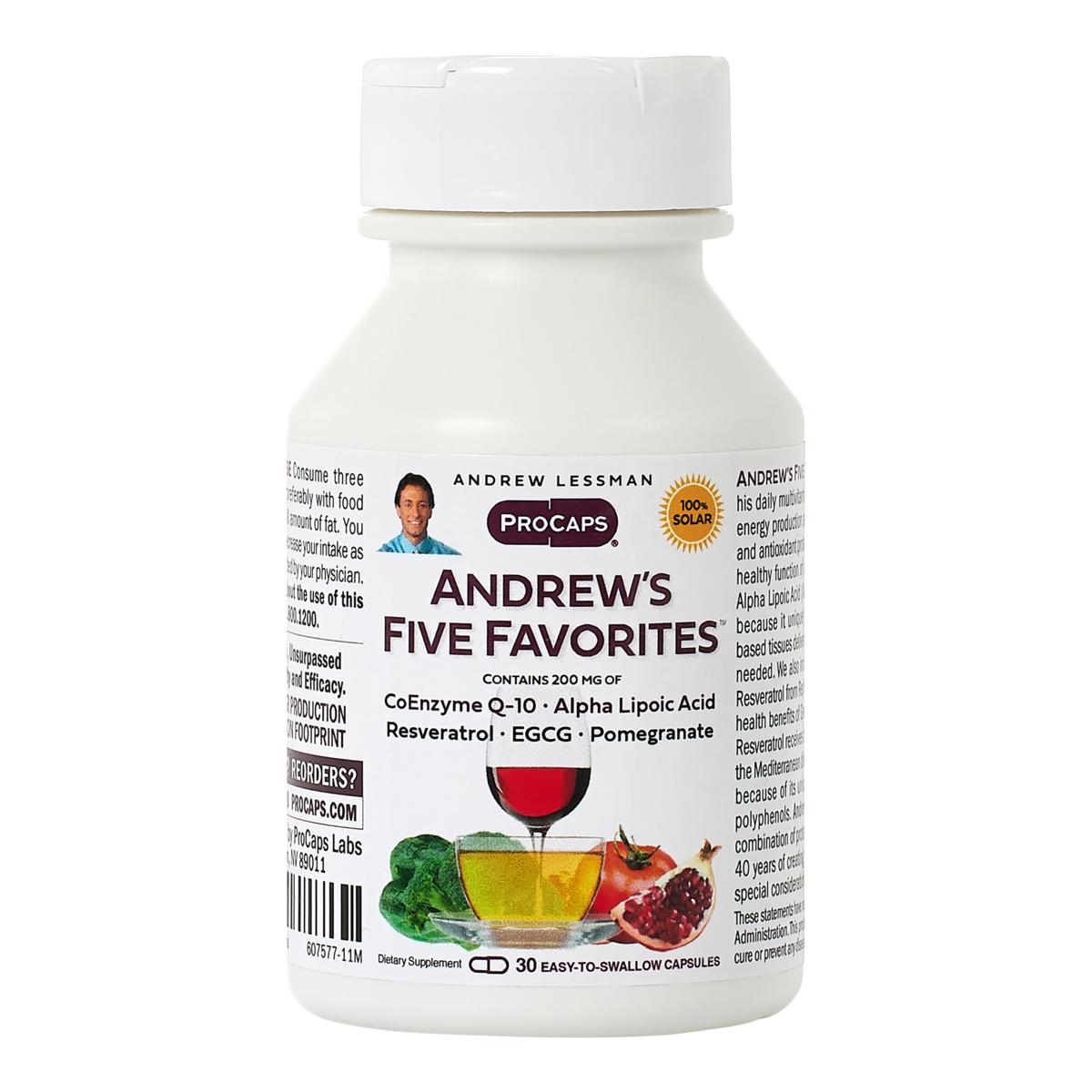 Andrew's 5 Favorites - 30 Capsules