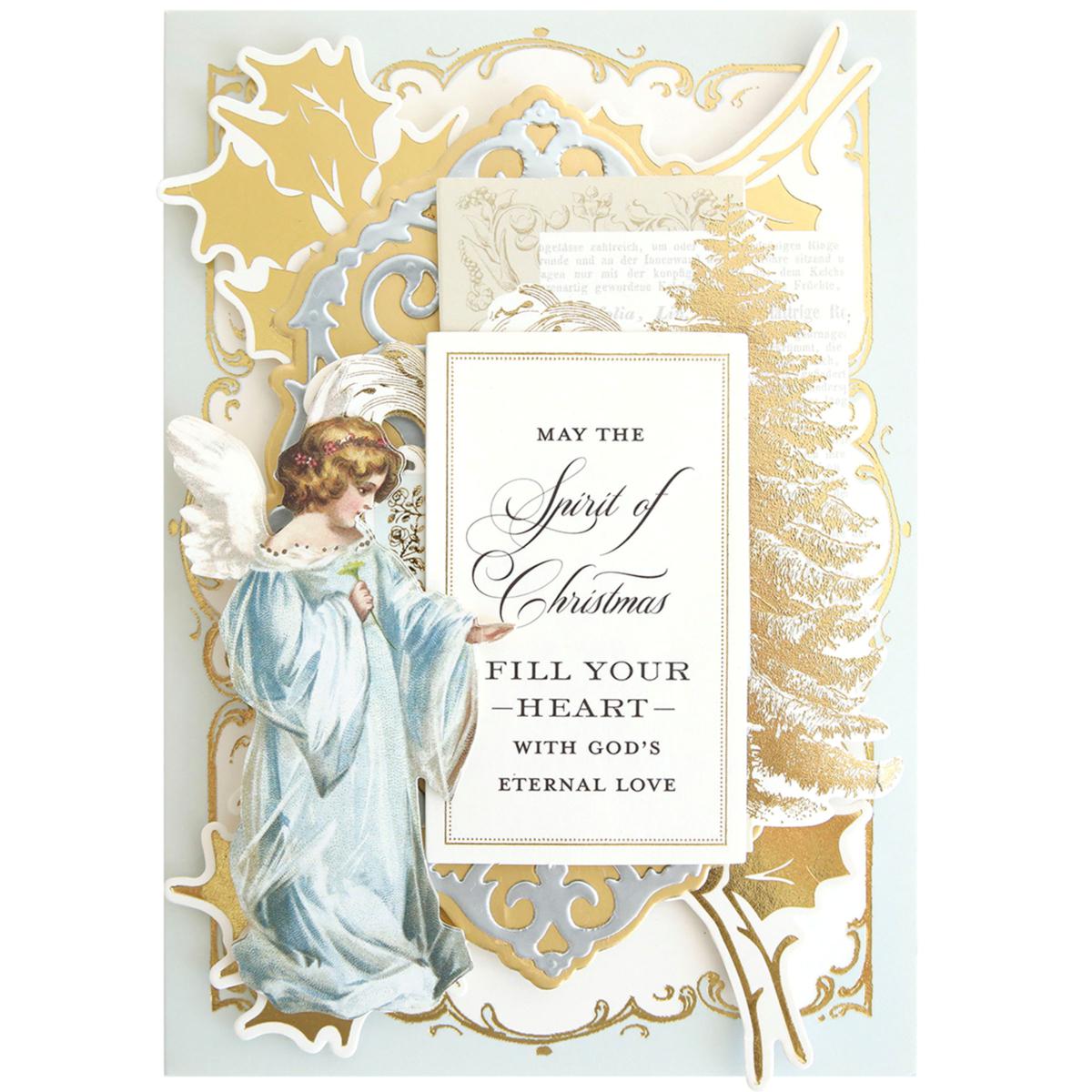 Anna Griffin メッセージカード Anna Griffin® Christmas Blessings Sentiment Stickers - Set