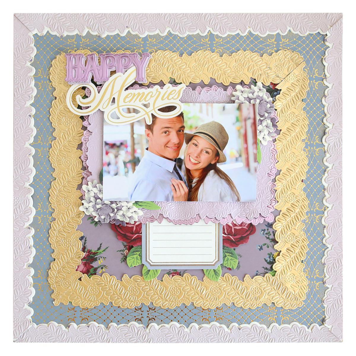 Anna Griffin® Happy 3D Frame and Border Dies | HSN