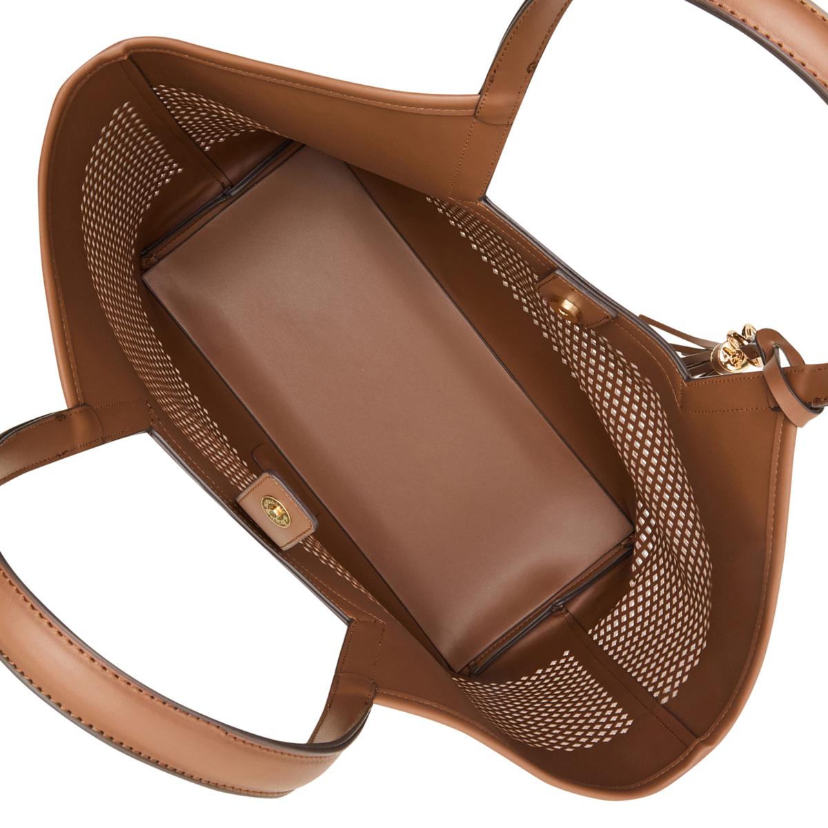Anne Klein Solid Caning Tote | HSN