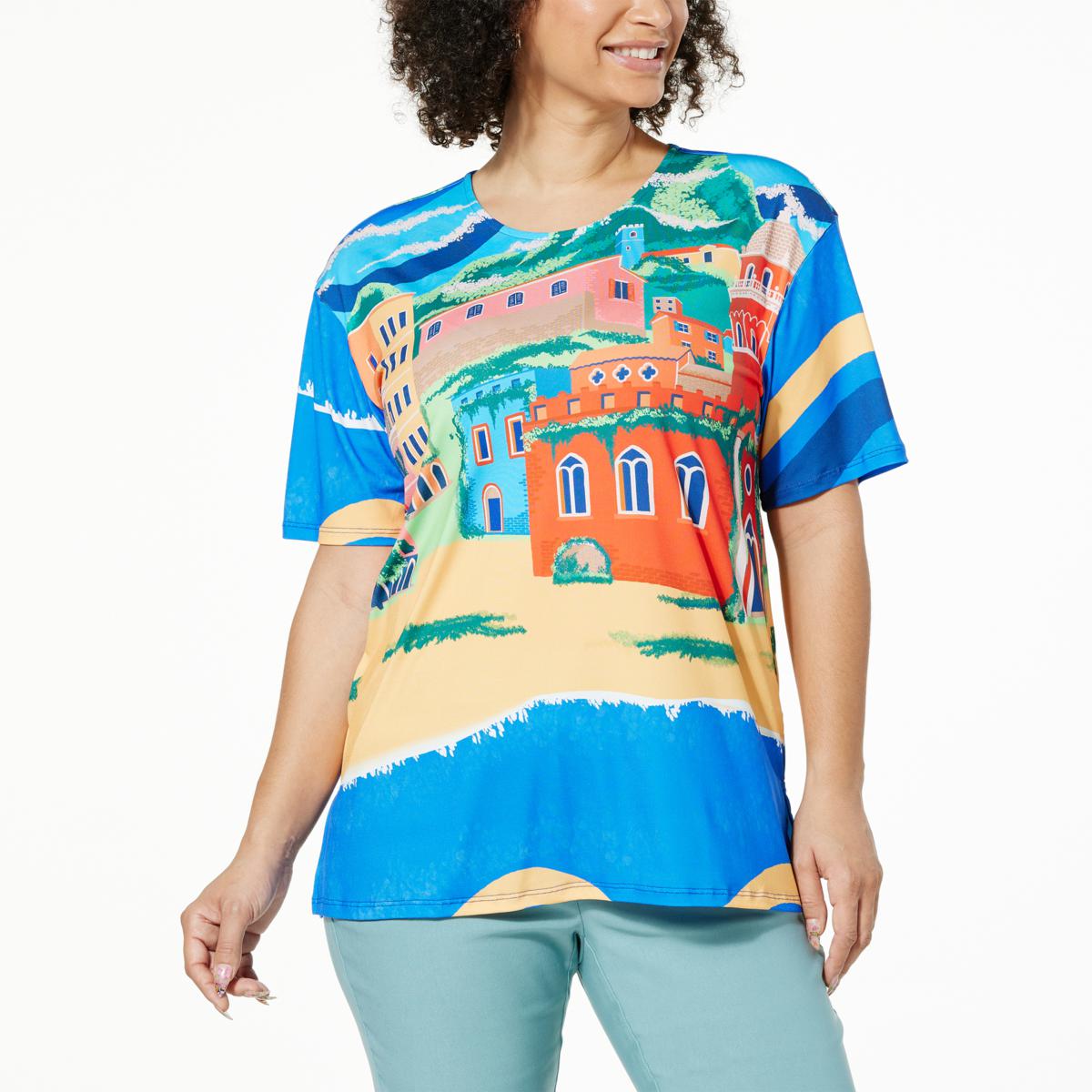 Antthony Graphic Knit Tee with Matching Canvas Tote