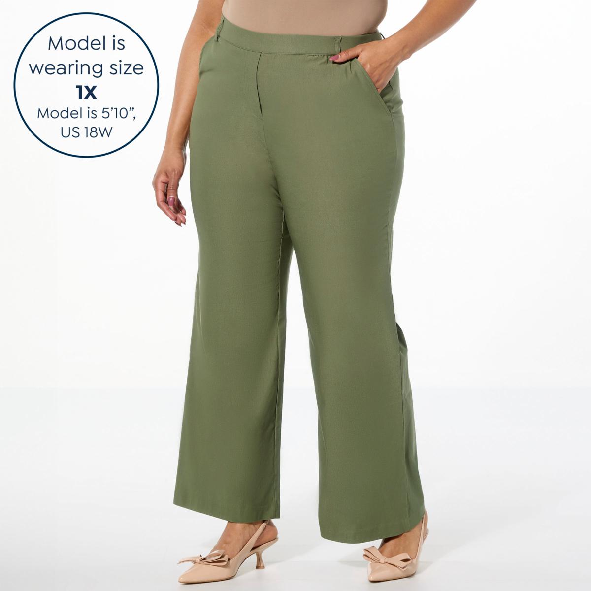 Antthony Modern Essential Wide-Leg Pull-On Trouser | HSN