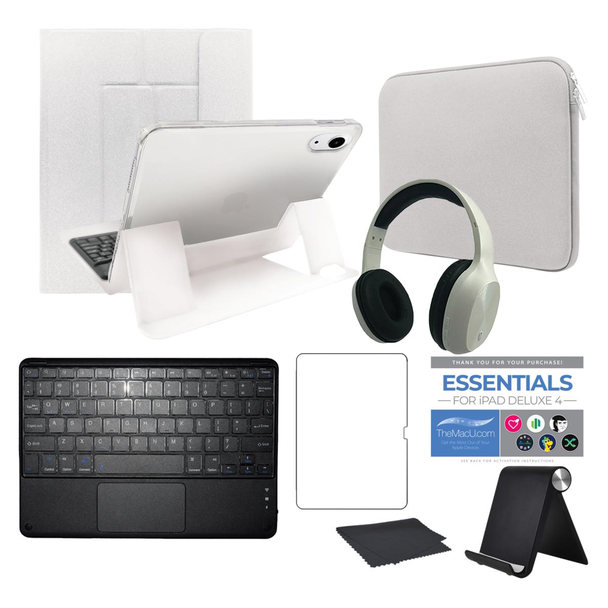 Tablet w/ Bluetooth Keyboard, Case & on sale Headphones