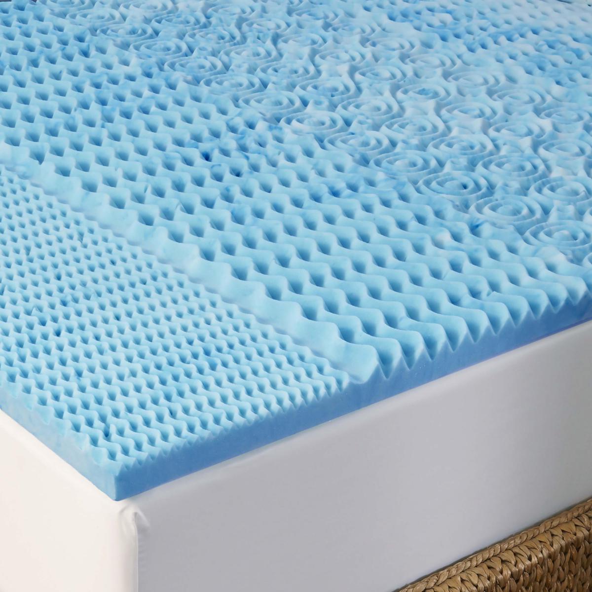 Linenspa Essentials 2 5-Zone Gel Memory Foam Mattress Topper