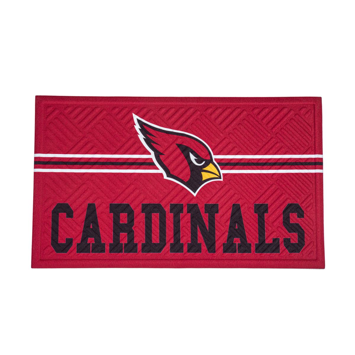 Arizona Cardinals Embossed Door Mat 21631394 HSN