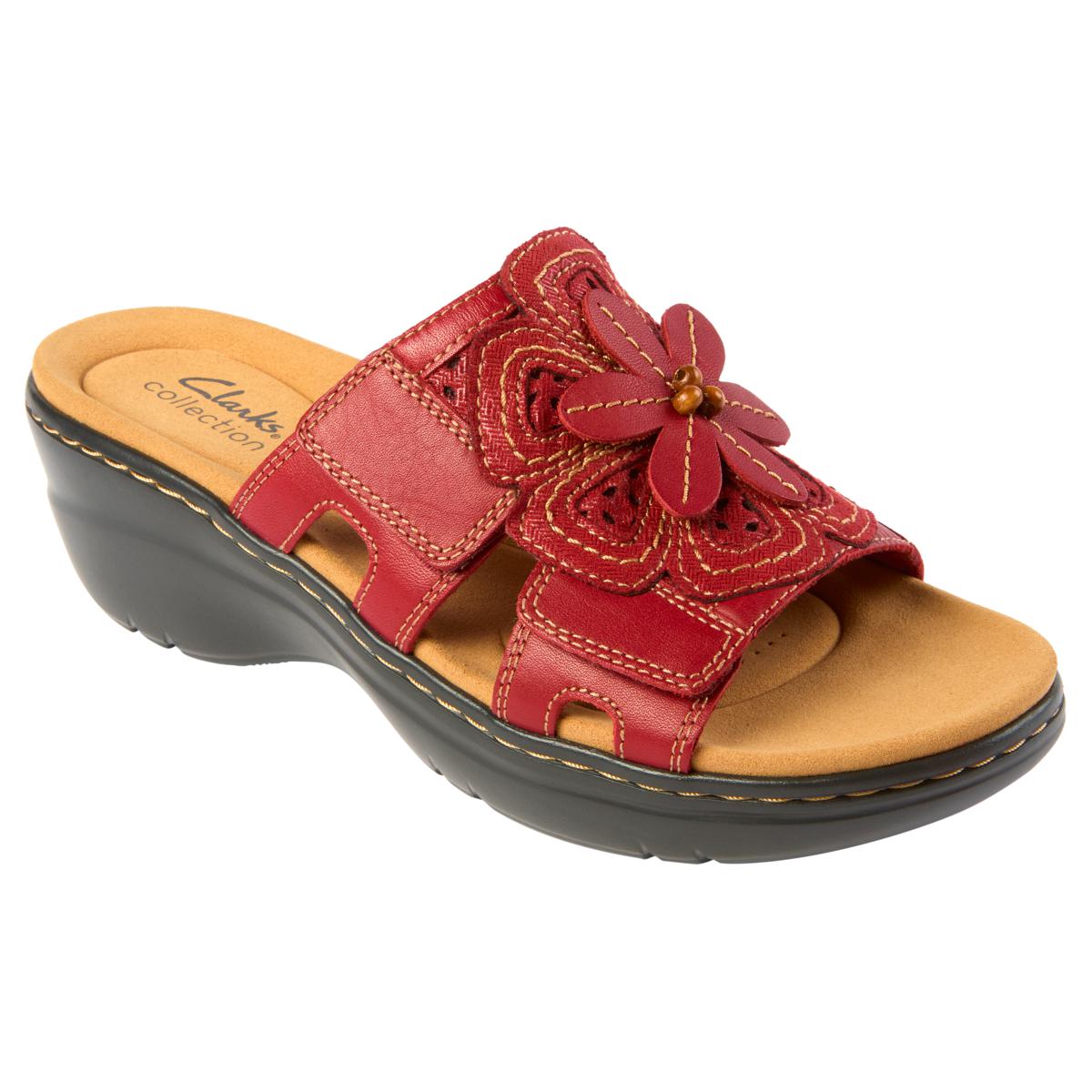 "As Is" Clarks Collection Merliah Belle Heritage Casual Leather Wed...