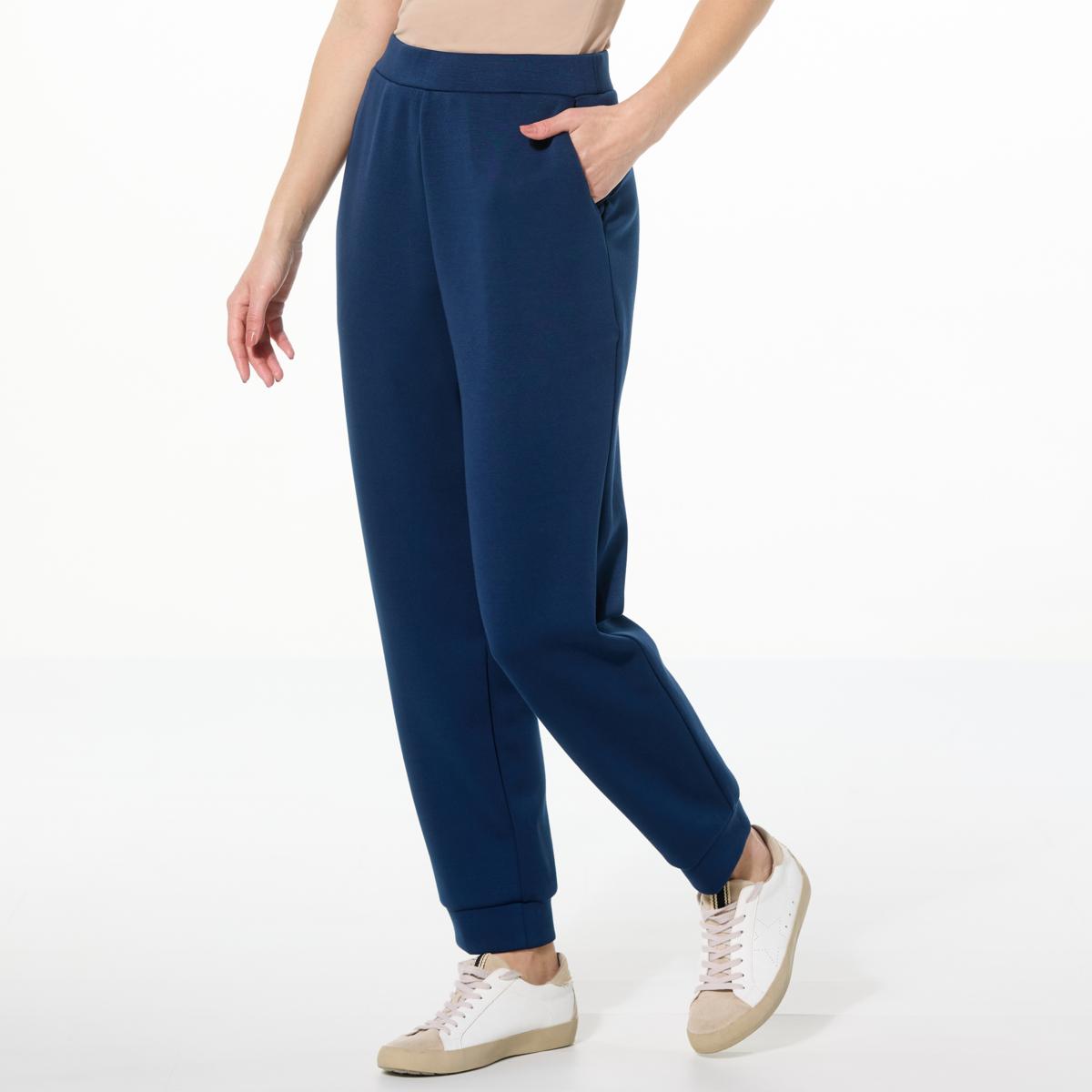 "As Is" WynneLayers Smooth Operator Scuba Knit Slim Jogger