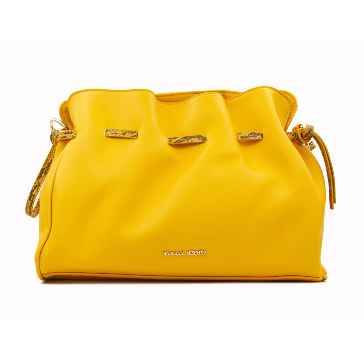 Yellow discount snake bag