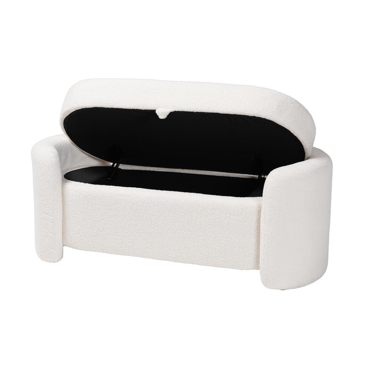 Baxton Studio Oakes Modern Upholstered Storage Bench 20881812 HSN