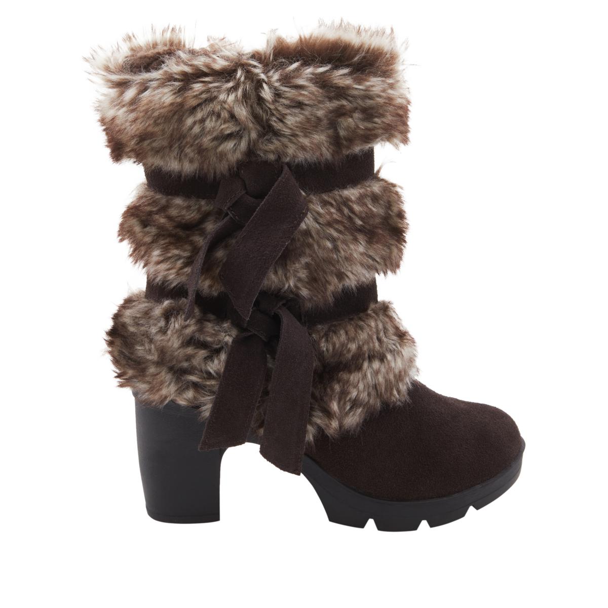 Bearpaw hot sale heel boots