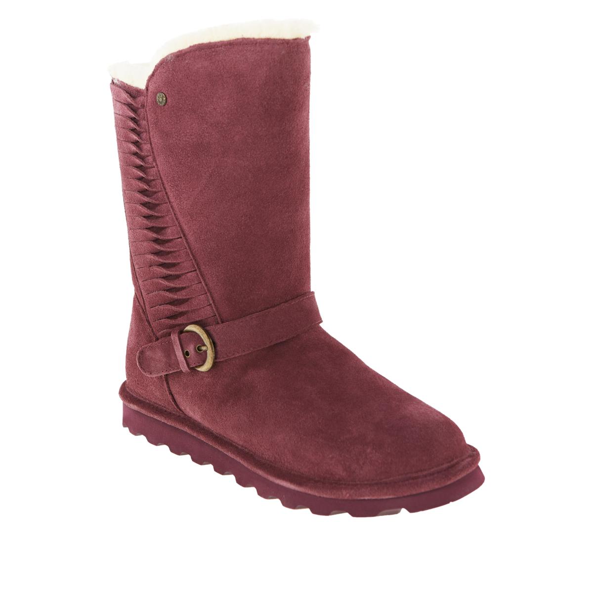 Bearpaw hotsell burgundy boots