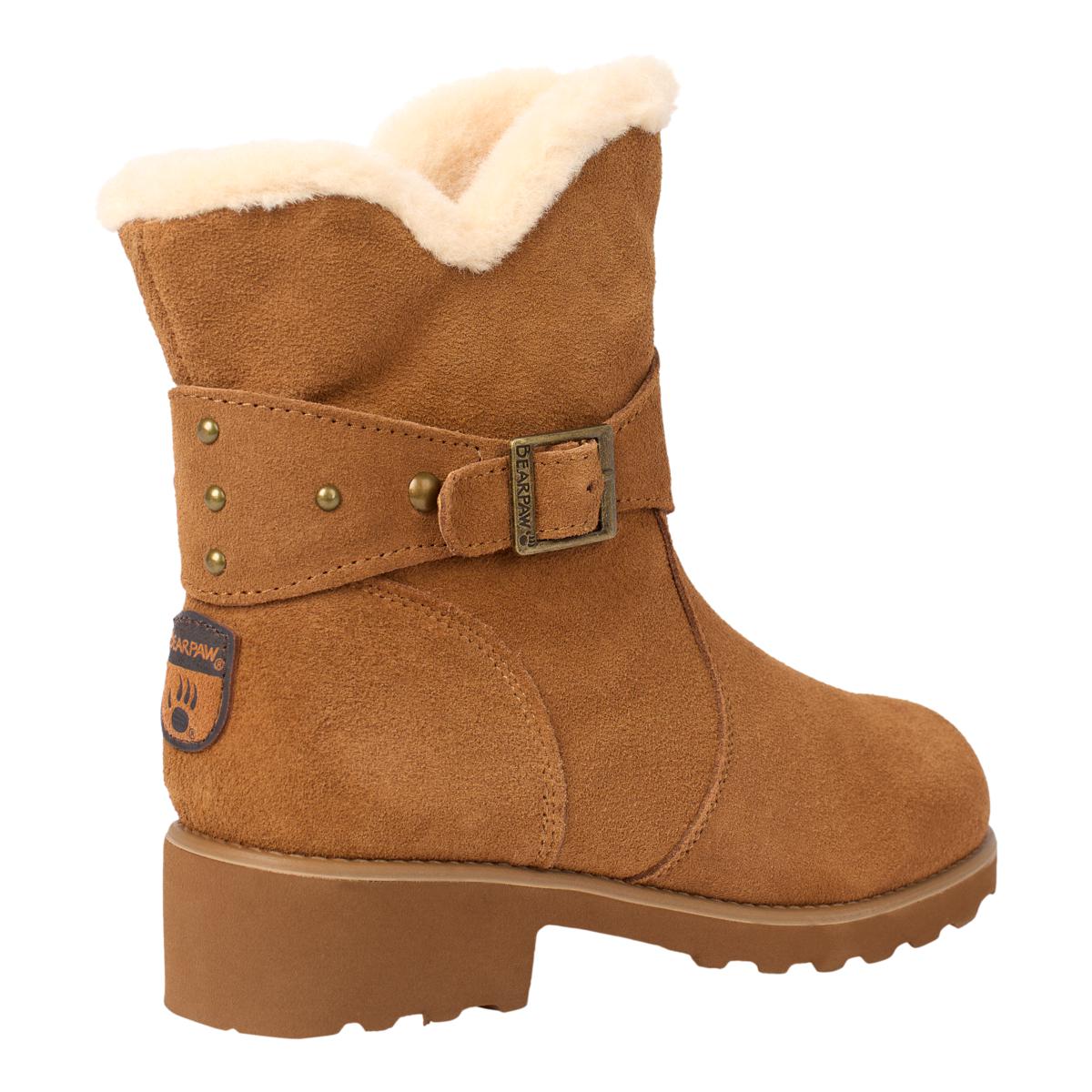 BEARPAW® Kathleen Suede Heeled Boot with Rain Repellent 23321581