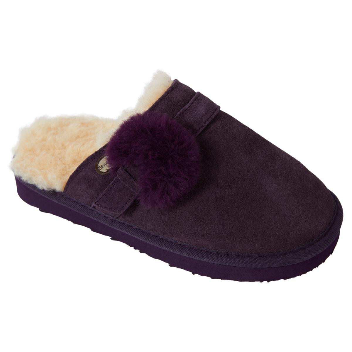 Purple best sale bearpaw slippers