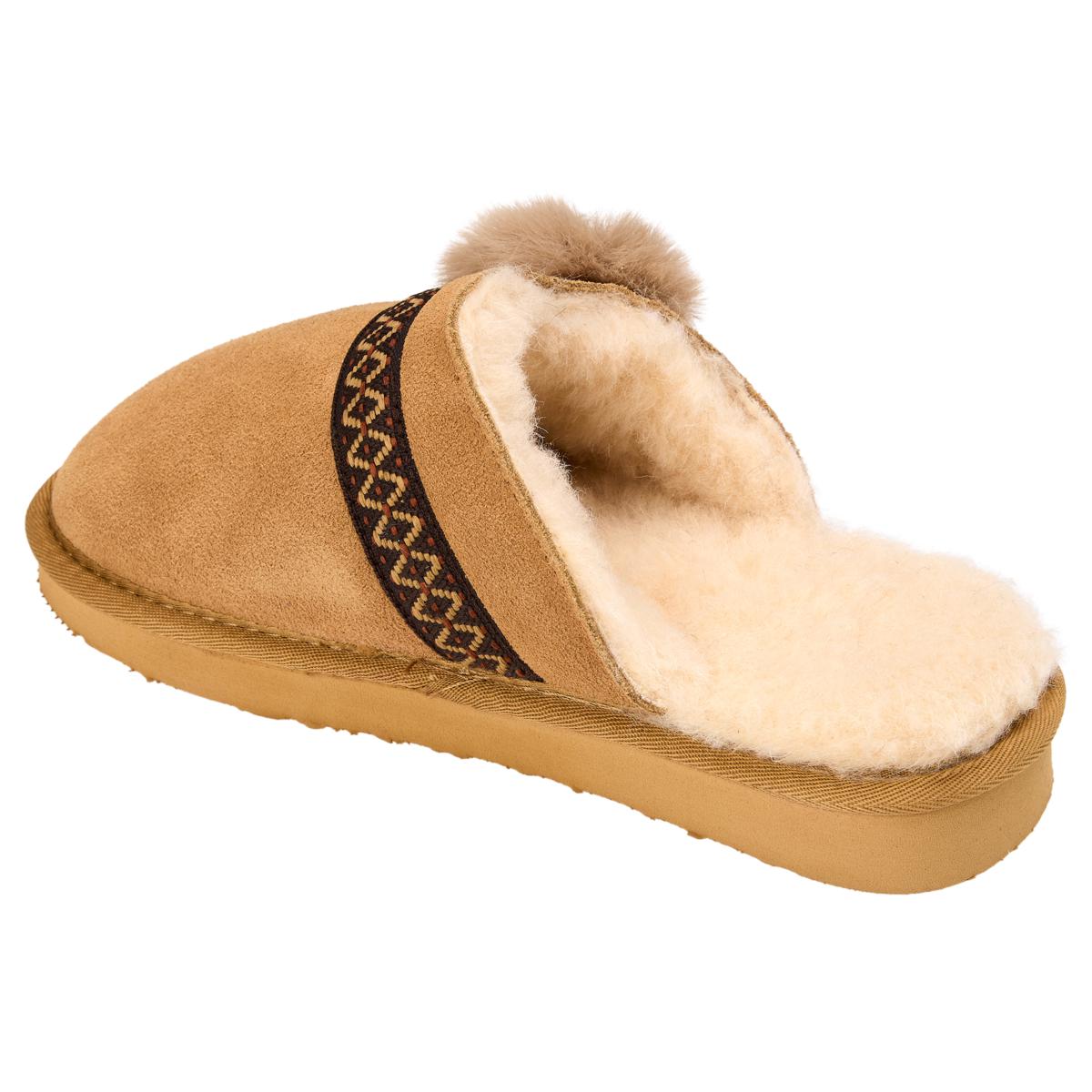BEARPAW® Linda Suede Slipper with Rain Stain Repellent