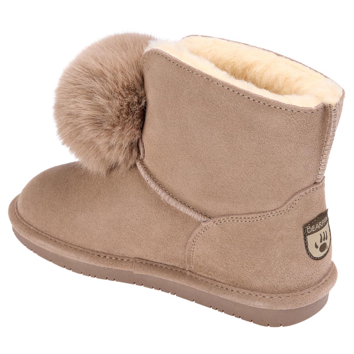 Bearpaw pom pom boots womens hotsell