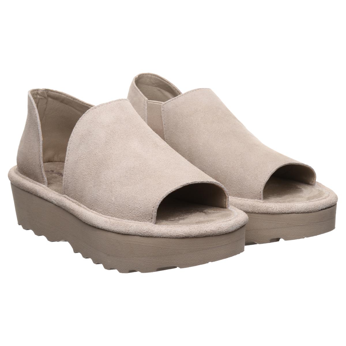 Suede Bearpaw Peep Toe Bearpaw Peep Toe Booties Bearpaw Women's