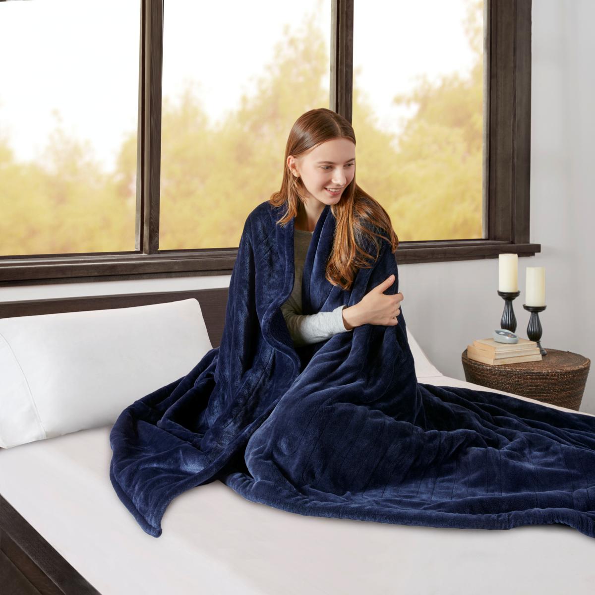 beautyrest heated microlight to berber blanket