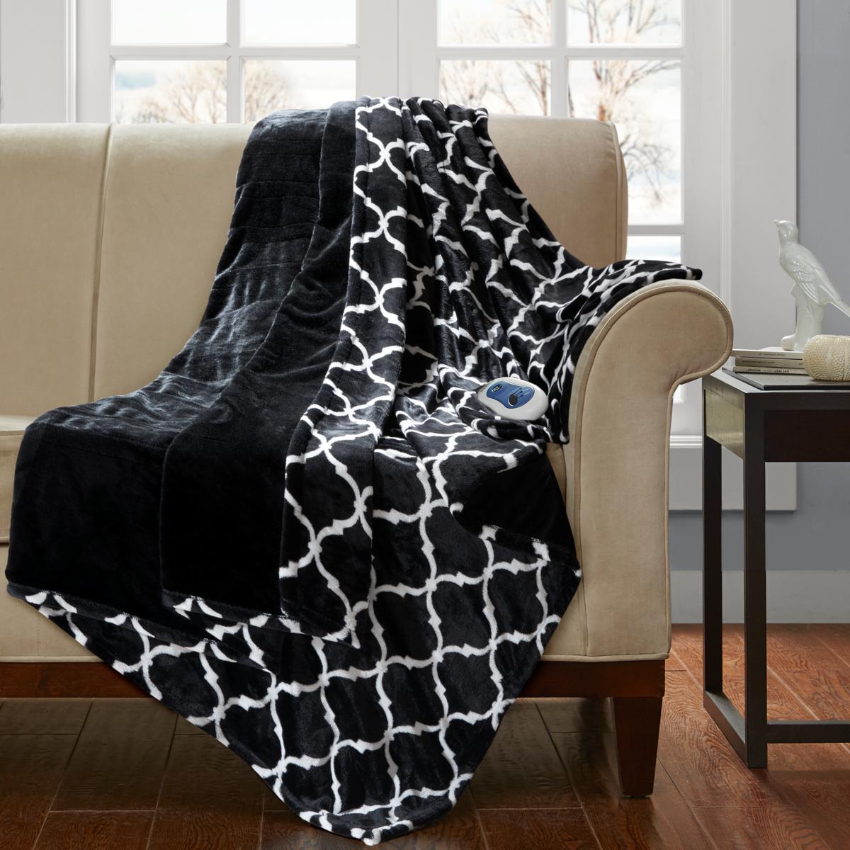 Beautyrest Heated Ogee Throw