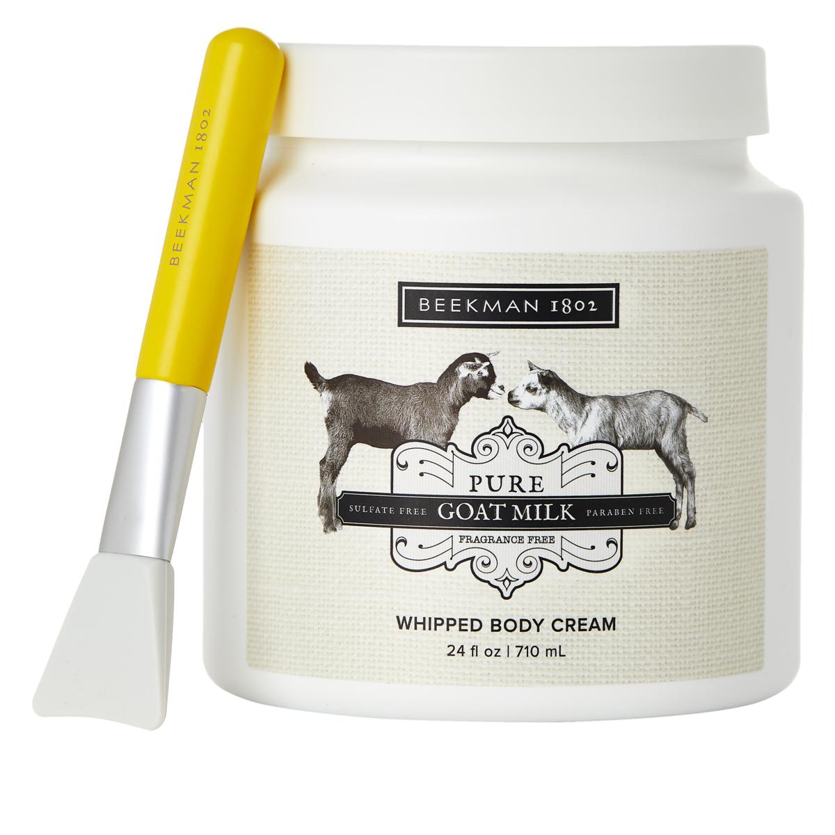 Beekman 1802 Megasize 24oz Pure Goat Milk Body Cream w/Spatula