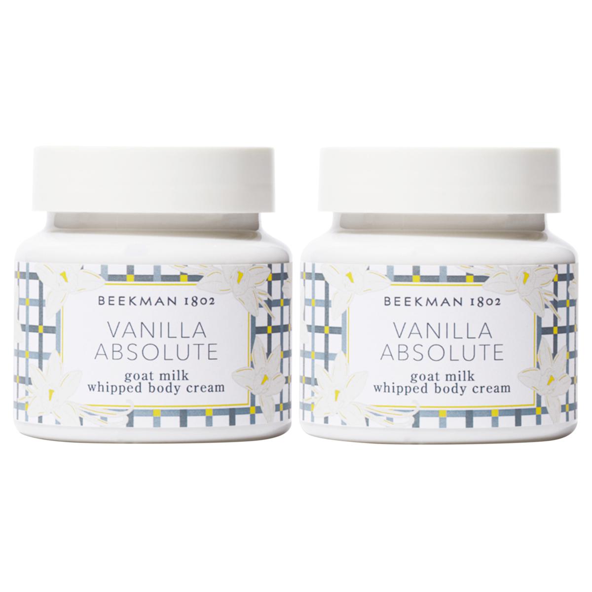 Beekman 1802 Vanilla Absolute Whipped Body Cream Duo | HSN