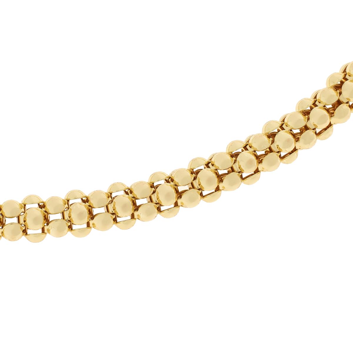 Bellezza 20 Bronze Popcorn-Link Chain Necklace