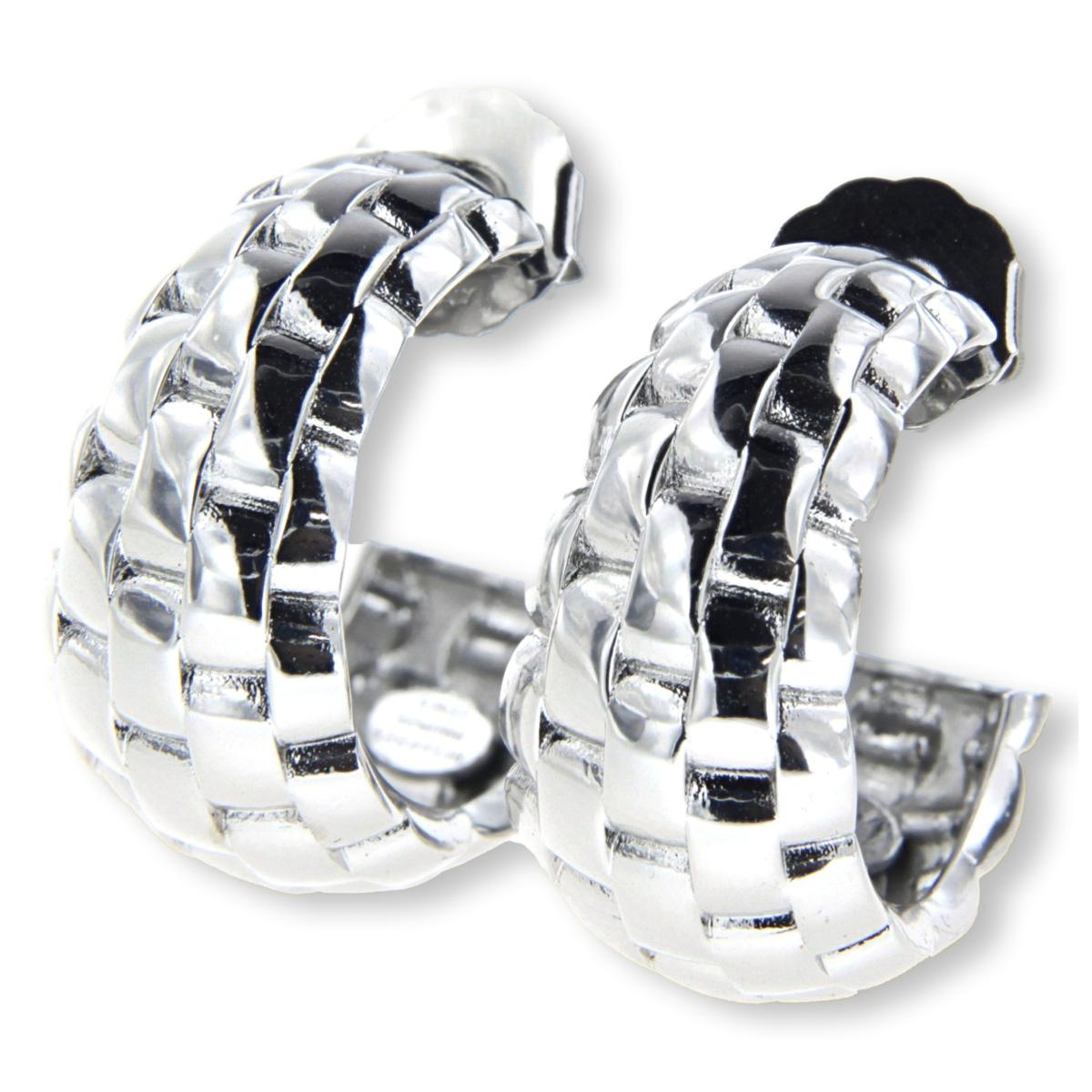 Bellezza Bronze Puffed Luxe Hoop Earrings - 23451390 | HSN