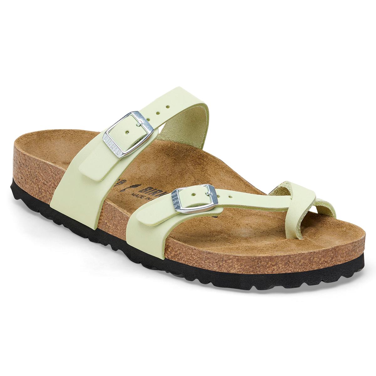 Birkenstock Mayari Nubuck Leather Toe-Loop Sandal - 21872984 | HSN