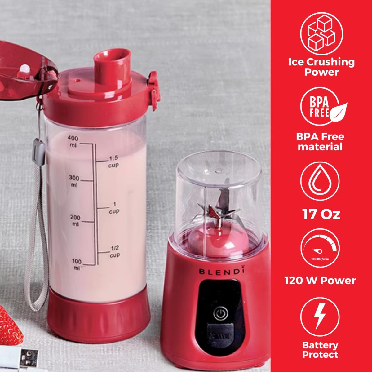 BLENDi Pro+ Portable Blender - Red | HSN