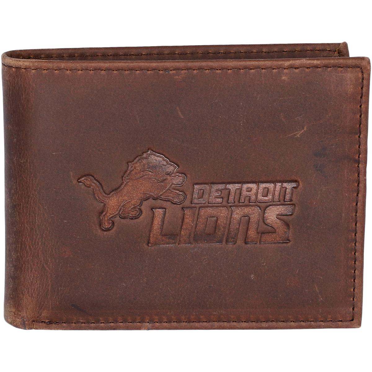 NFL Detroit Lions Leather Bi-fold Wallet