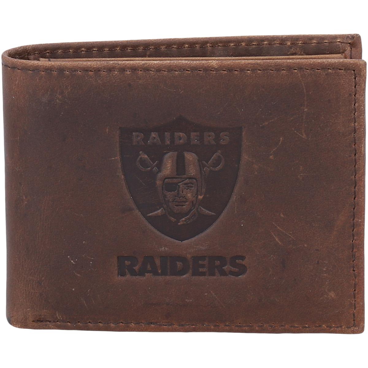 Las Vegas Raiders Tri-Fold Leather Wallet