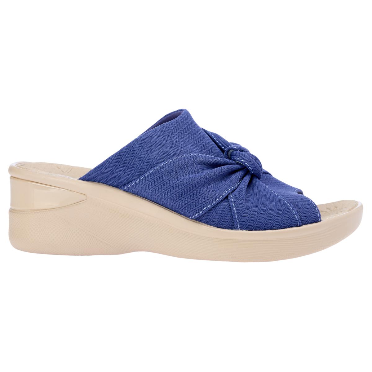 Bzees Sandbar Machine Washable Stretch Fabric Knotted Sandal