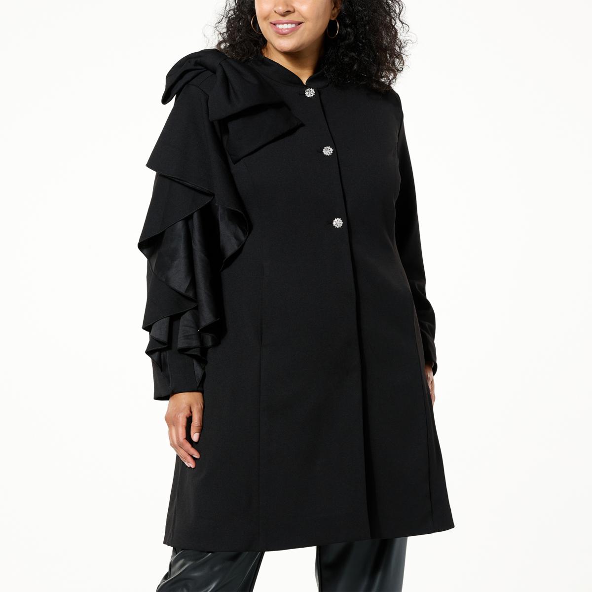 A coat without sale sleeves starting with cap