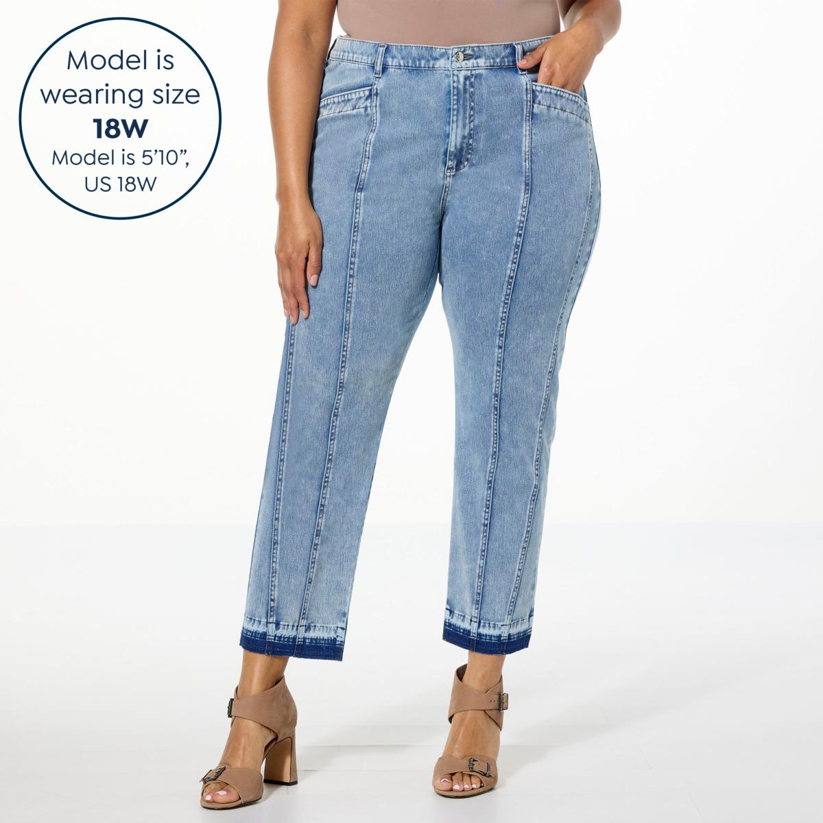 C Wonder by Christian Siriano Slim Straight-Leg Jean 22999929 HSN