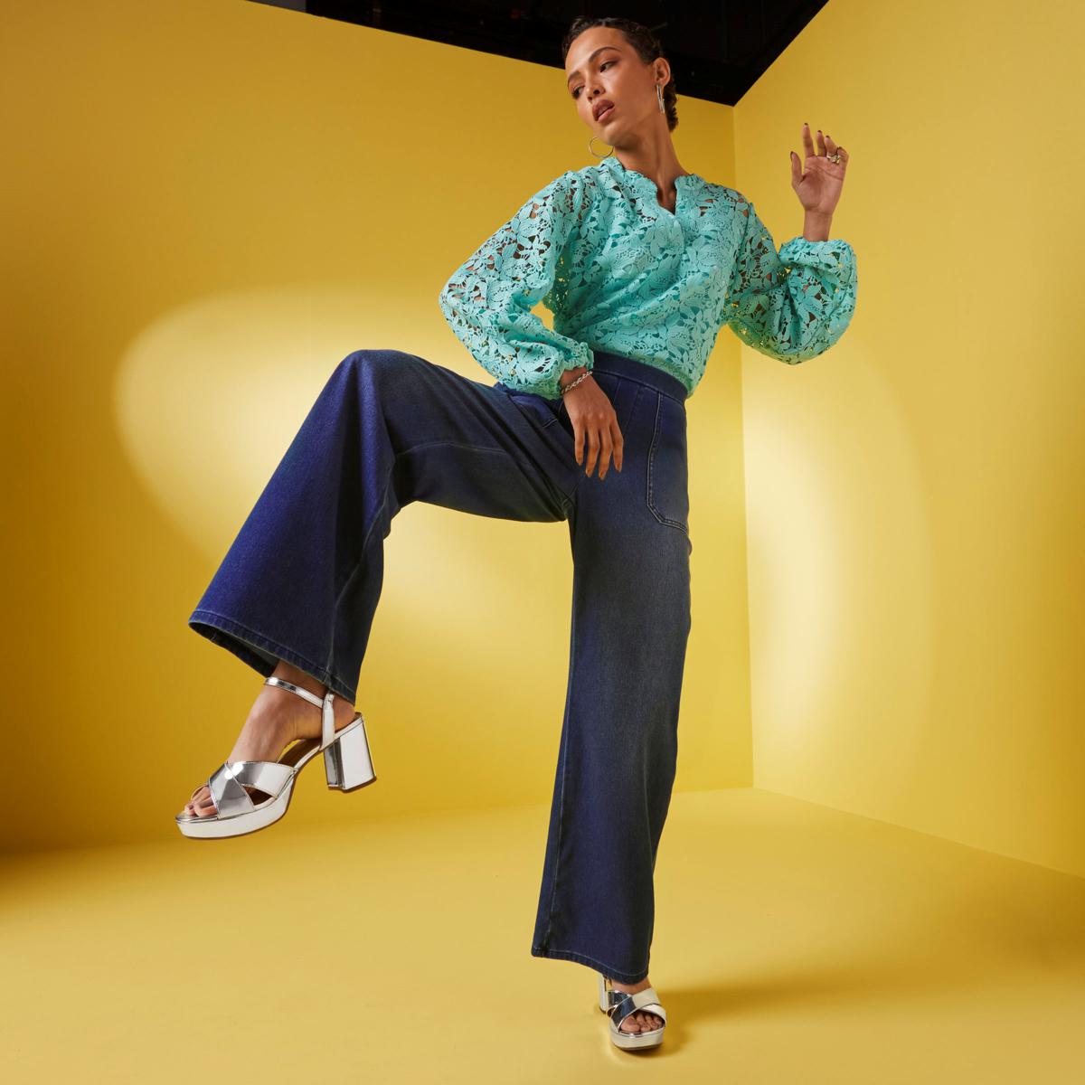 C Wonder Wonder Stretch Knit Trouser | HSN