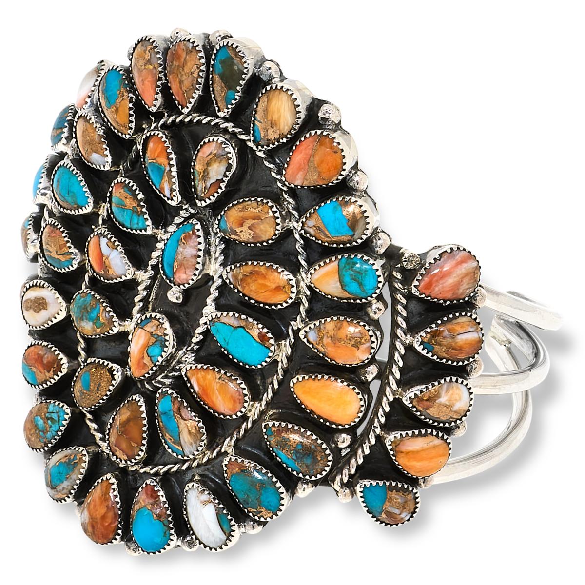 Most Unique Vintage Native American Navajo Sterling Silver Spiral Bracelet Most Unique Vintage Native American Navajo Sterling Silver Spiral Bracelet