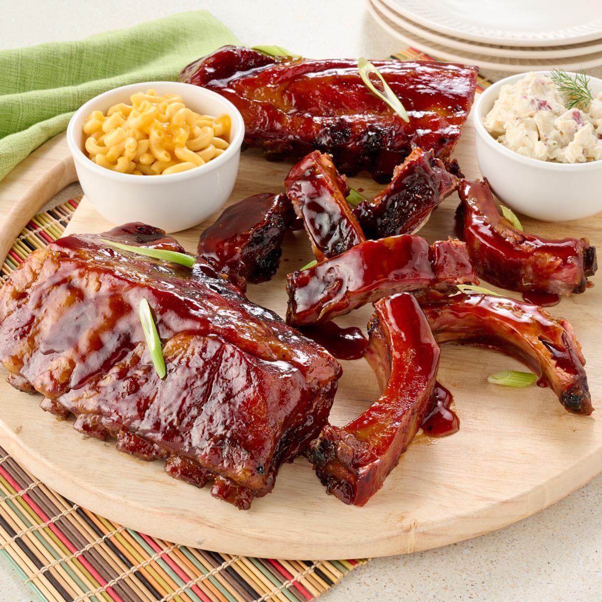Chef Jet 3-Pack 1 lb. Baby Back Ribs - Honey Teriyaki | HSN