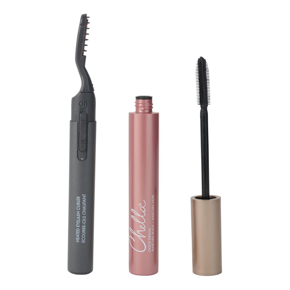 Chella Heated Eyelash Curler + Good Drama Mascara | HSN