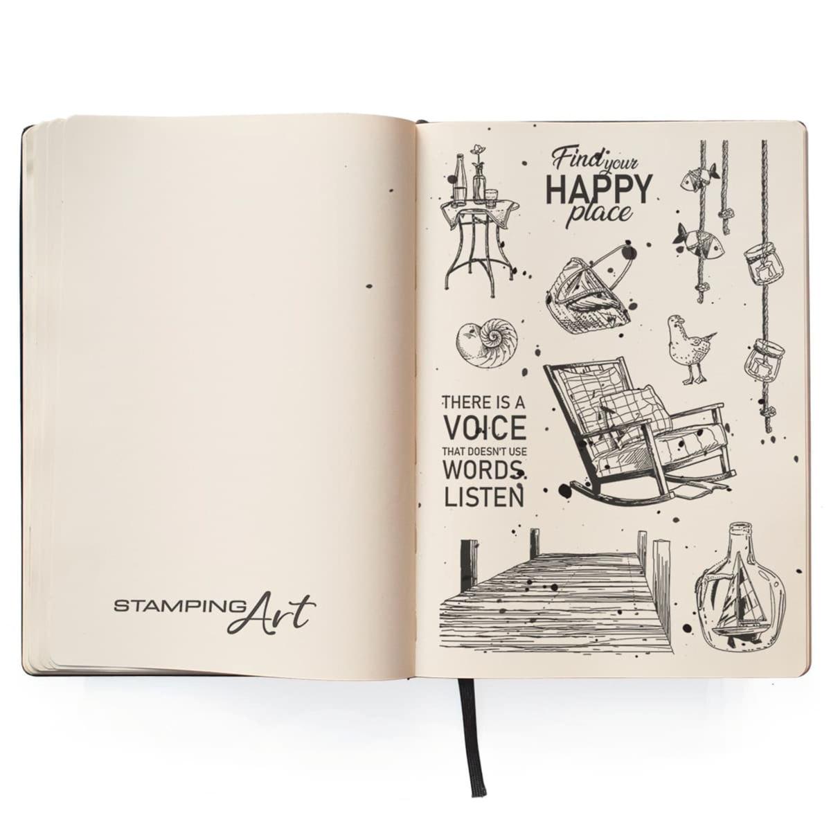  Clear Photopolymer Stamp Set - Build A Scene - Joyful Ride