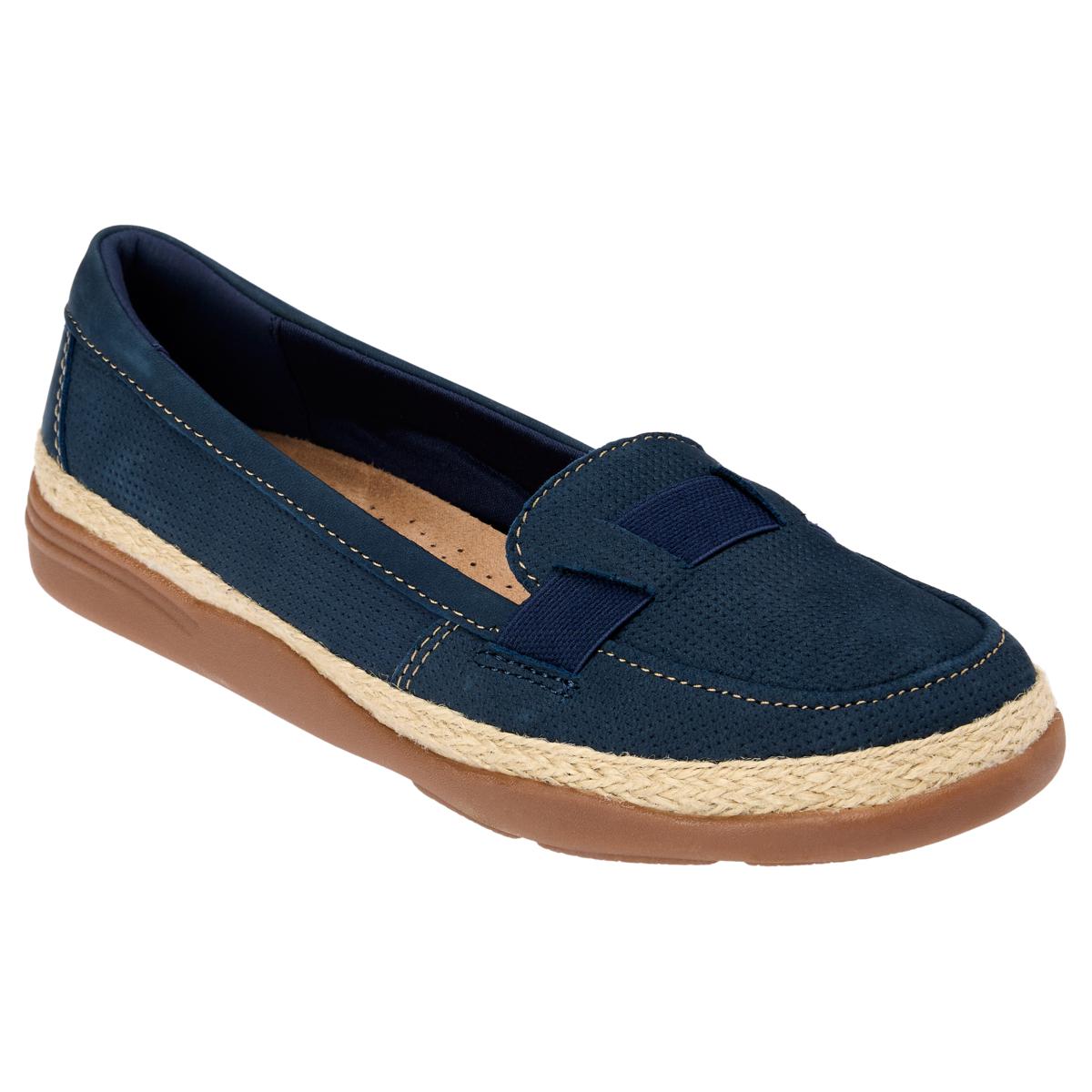 Clarks Collection Elaina Echo Heritage Casual Leather Slip-On Shoe