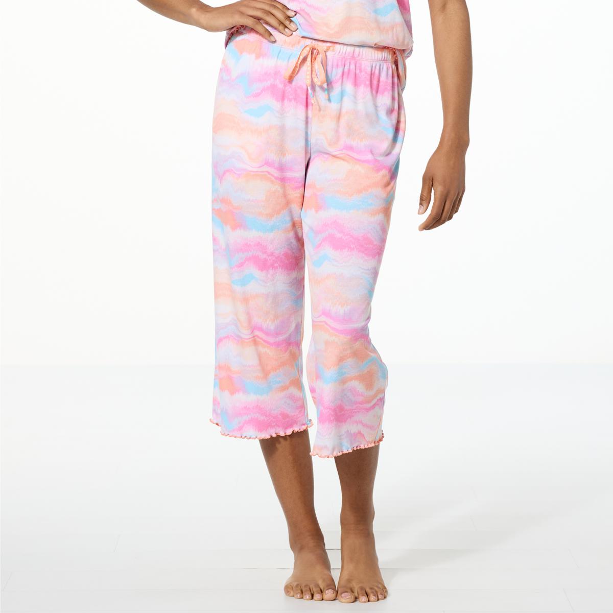 Comfort Code 2-piece So Soft Ribbed Marble Knit PJ Set
