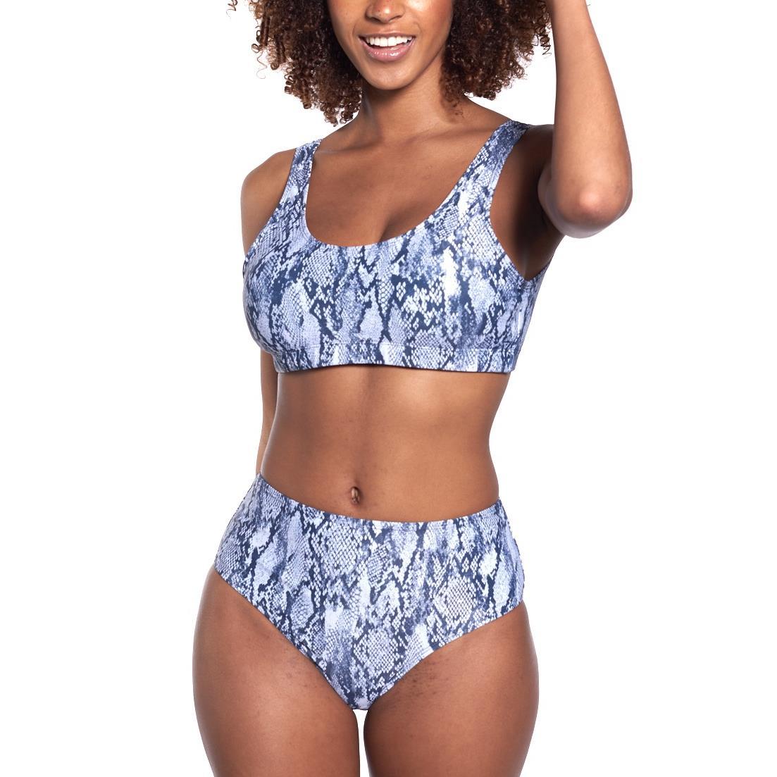 Cover Girl Sporty Classic Mid Rise Bottom 2 Piece Bikini Set Hsn