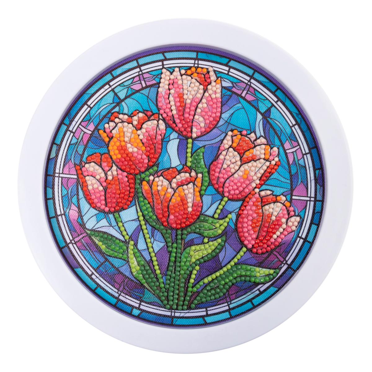 Craft Buddy Crystal Art Round Frame Kits - Set of 3 | HSN