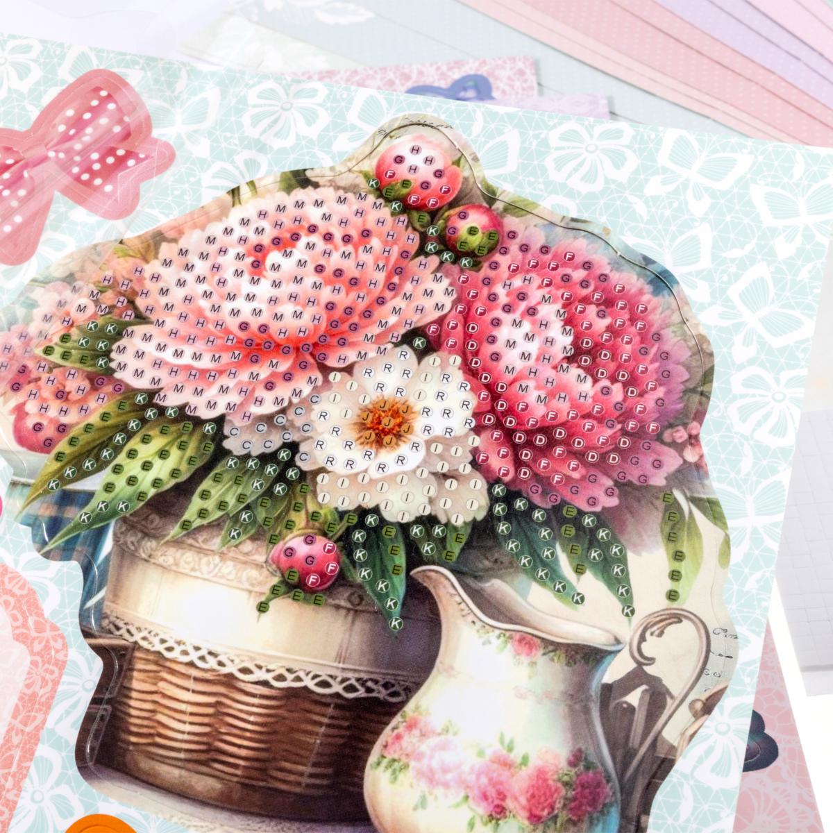 Craft Buddy Crystal Art Vintage Floral Card Set | HSN