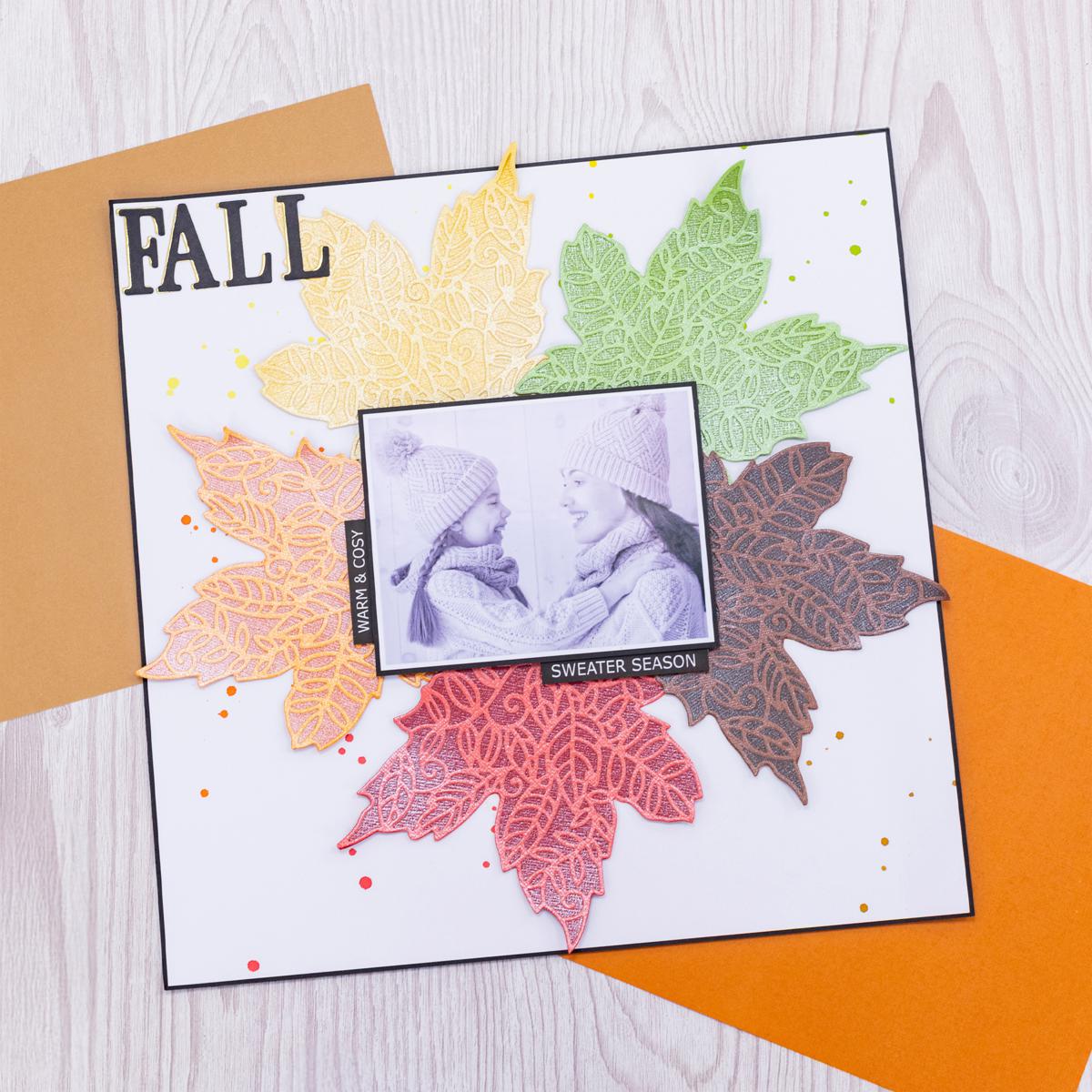 Crafter's Companion 3-in-1 Intricate Fall Die Set - 23656759