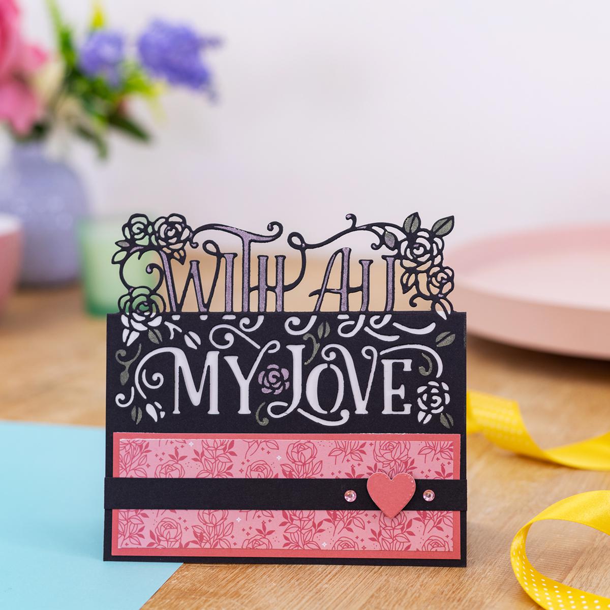 Crafter'S Companion Edge'Ables Only Words Wishing You A Happy Birthday 